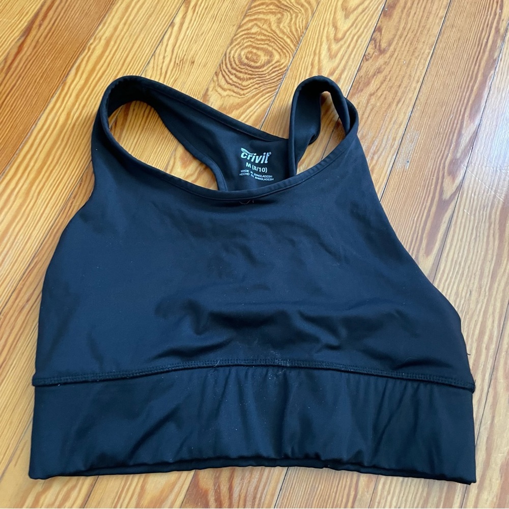 Crivit Black Sports Bra